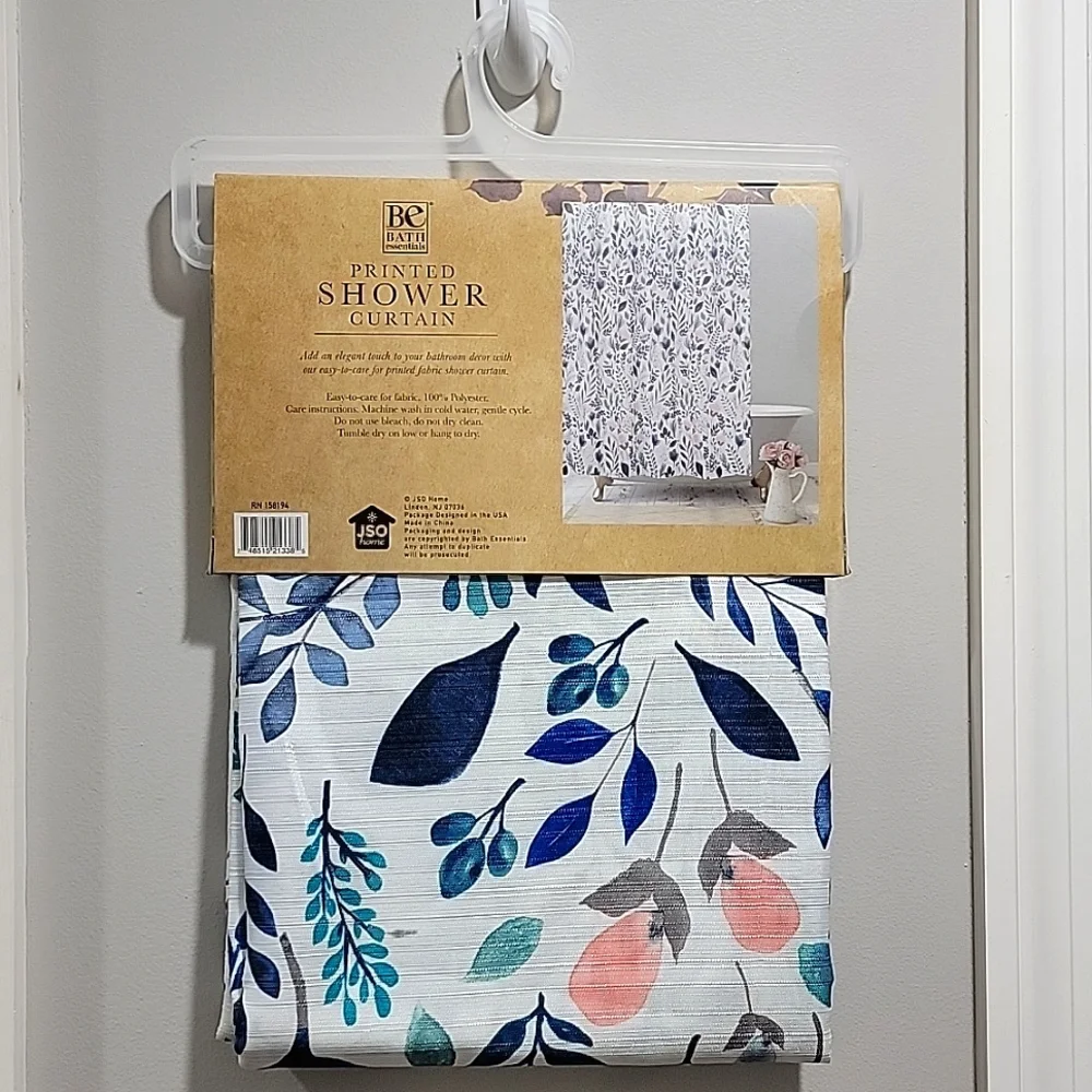 Be BATH essentials Printed Shower Curtain 70